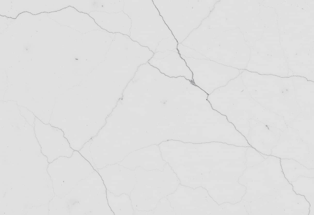 Chapa de mármore Carrara italiano polido com veios cinza suaves e difusos